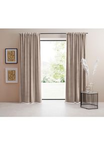 LeGer Home by Lena Gercke, LeGer Home by Lena Gercke Vorhang &raquo;Samt Ladina&laquo; Multifunktionsband 1 Stk. tlg. blickdicht, gewebt, verschiedene Gr&ouml;ssen, 