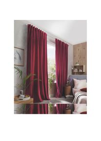 Vorhang »WOLLY« Multifunktionsband 1 Stk. tlg. Chenille , lila , Home Basics , Obermaterial: 100% Polyester