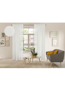 my home, my home Gardine &raquo;Mazi&laquo; Multifunktionsband 1 Stk. tlg. 1 Schal, mit eingewebten L&auml;ngsstreifen, wei&szlig;, Polyester