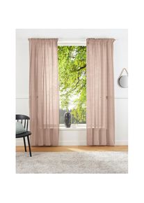 LeGer Home by Lena Gercke, LeGer Home by Lena Gercke Vorhang &raquo;Lanea&laquo; Multifunktionsband 1 Stk. tlg. Leinenoptik, 1 Schal, verschiedene Gr&ouml;ssen, rosa, 