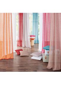 my home, my home Gardine &raquo;REGINA&laquo; Kr&auml;uselband 2 Stk. tlg. Vorhang, Fertiggardine, 2-er Set, transparent, modern, wei&szlig;, Voile, Polyester