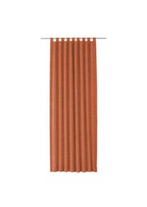 WIRTH, Vorhang &raquo;Trondheim 328 g/m&sup2;&laquo; Schlaufen 1 Stk. tlg., rost, Chenille, Polyacryl