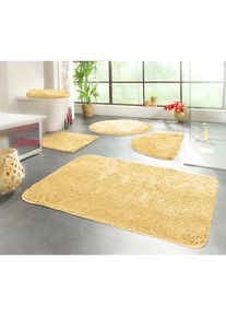 Kinzler, Kinzler Badematte &raquo;Chaozhou&laquo; H&ouml;he 20 mm rutschhemmend beschichtet fussbodenheizungsgeeignet Badteppich, Uni Farben, weich, als rechteckig, 