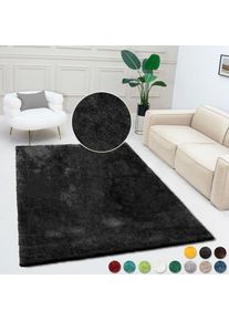 Bruno Banani Teppich »Dana Teppich, besonders weich und kuschelig, Kundenliebling« rechteckig 30 mm Höhe uni, Mikrofaser Teppiche, Wohnzimmer, Schlafzimmer,...