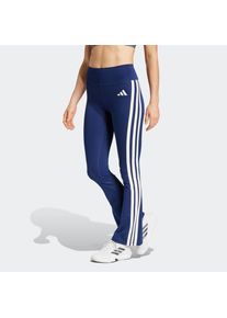 adidas Performance, Unisex, adidas Performance Trainingstights &raquo;OPT ESS 3S FLAR&laquo;, dunkelblau, wei&szlig;, S, N-Gr, Diese Leggings mit hohem Bund bieten mit 