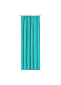 Vorhang »Trondheim 328 g/m²« Kräuselband 1 Stk. tlg. , blau , WIRTH , Obermaterial: 100% Polyacryl