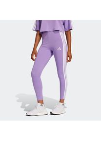 adidas Sportswear, Unisex, adidas Sportswear Trainingstights &raquo;W 3S SJ LEG&laquo;, violet fusion, wei&szlig;, XL, N-Gr, Mit diesen 3-Streifen Leggings findest du 