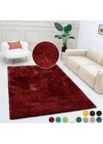 Bruno Banani Teppich »Dana Teppich, besonders weich und kuschelig, Kundenliebling« rechteckig 30 mm Höhe uni, Mikrofaser Teppiche, Wohnzimmer, Schlafzimmer,...