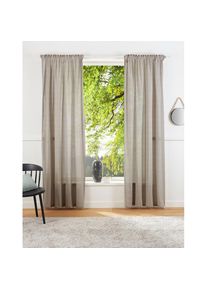 LeGer Home by Lena Gercke, LeGer Home by Lena Gercke Vorhang &raquo;Lanea&laquo; Multifunktionsband 1 Stk. tlg. Leinenoptik, 1 Schal, verschiedene Gr&ouml;ssen, grau, 