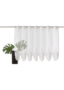 Scheibengardine »Johanna« Stangendurchzug 1 Stk. tlg. , weiss , Vhg , Obermaterial: 100% Polyester