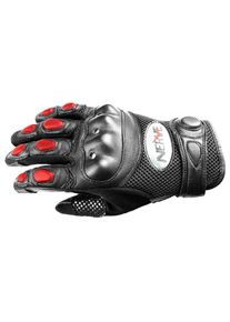 Nerf Nerve, NERVE Motorradhandschuhe &raquo;KQ07&laquo; mit Weitenverstellung, rot, schwarz, L, Motorradhandschuhe