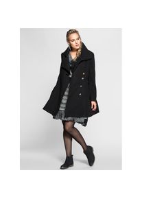 sheego by Joe Browns, Unisex, sheego by Joe Browns Kurzmantel, schwarz, 48