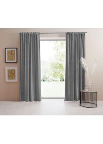 LeGer Home by Lena Gercke, LeGer Home by Lena Gercke Vorhang »Samt Ladina« Multifunktionsband 1 Stk. tlg. blickdicht, gewebt, verschiedene Grössen, 