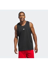 adidas Performance , Trainingstop »LEGENDS TANK« , schwarz-weiss , M , Ein stretchiges Tanktop mit recycelten und erneuerbaren Materialien.