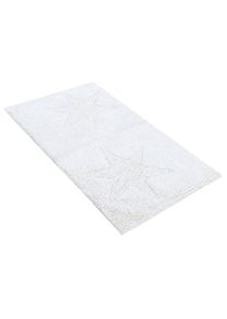 Andas Badematte »Marie« Höhe 13 mm rutschhemmend beschichtet fussbodenheizungsgeeignet strapazierfähig Badteppich, Stern Motiv, Hoch-Tief-Struktur,...