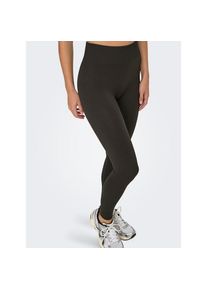 Only Play, Unisex, Only Play Trainingstights &raquo;ONPJAIA LIFE HW LOUNGE&laquo; in gerippter Struktur, chocolate torte, M (L), N-Gr, Trendy gerippte 