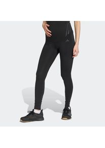 adidas Performance, Unisex, adidas Performance Trainingstights &raquo;OPT ESS MAT 1/1&laquo;, schwarz, carbon, XL, N-Gr, Diese Leggings mit hohem Bund f&uuml;r 