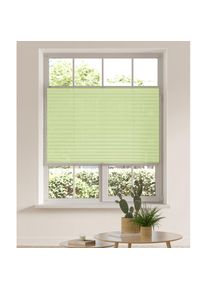 Plissee »LAHOLM« Lichtschutz ohne Bohren verspannt Fixmass, Bestseller mit über 3000 4,5-Sterne-Bewertungen, Klemmträger , grün , my home ,...