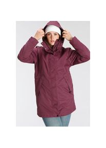 Maier Sports, Unisex, 3-in-1-Funktionsmantel »Doppelmantel Unisex« wasser- & winddicht, für den Übergang & Winter, in grossen Grössen, cherry wine, 46