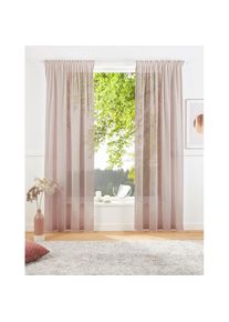 LeGer Home by Lena Gercke, LeGer Home by Lena Gercke Vorhang &raquo;Lanea&laquo; Multifunktionsband 1 Stk. tlg. Leinenoptik, 1 Schal, verschiedene Gr&ouml;ssen, sand, 