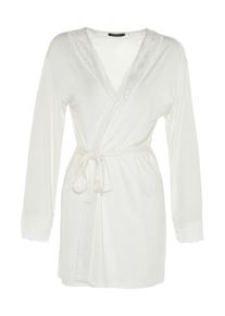 Trendyol Morgenmantel Damen Gr&ouml;&szlig;e S ecru
