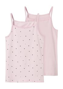 name it Unterhemd M&auml;dchen Gr&ouml;&szlig;e 134 flieder / schwarz