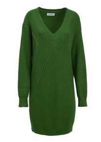 Influencer Strickkleid Damen Gr&ouml;&szlig;e L gr&uuml;n