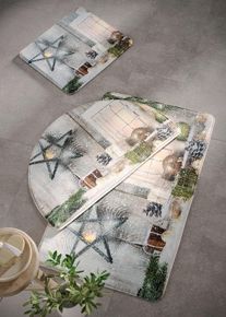 Badematte mit Memory Schaum in grau, 45x50 cm, bonprix