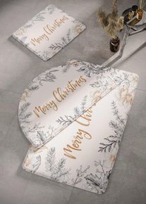 Badematte mit Memory Schaum in beige, 50x80 cm, bonprix