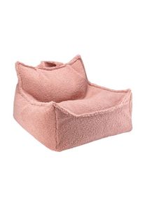 Kindersitzsack Sessel Teddystoff Guave Wigiwama