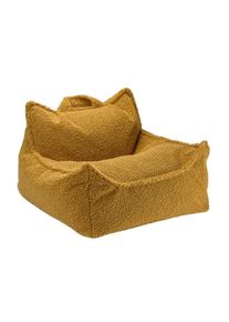 Kindersitzsack Sessel Teddystoff Ahorn Wigiwama