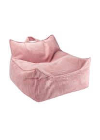 Kindersitzsack Sessel Breitcord Pink Mousse Wigiwama