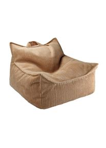 Kindersitzsack Sessel Breitcord Toffee Wigiwama