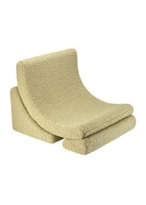 Mond Kindersessel Teddystoff Matcha Wigiwama