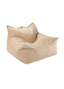 Kindersitzsack Sessel Breitcord Brauner Zucker Wigiwama