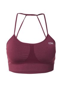 ICANIWILL Sport-BH Damen, bordeaux, Gr&ouml;&szlig;e XL