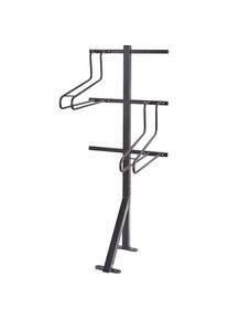 Supports cycles, 2 emplacements, L 638 mm, noir Mottez