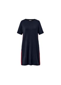 Tchibo - Sweatkleid mit Galonstreifen - Damen - Gr. M - dunkelblau