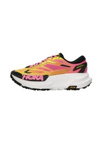 Hoka One One HOKA, Femmes Chaussure de course 'MAFATE', jaune / rose / noir