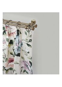 Garesa, Garesa Gardinenstange &raquo;ESPERANCA&laquo; &Oslash; 16 mm 2 l&auml;ufig-l&auml;ufig Wunschmassl&auml;nge rustikale Vorhanggarnitur, verl&auml;ngerbar, Eisen, Endkappe, mit Ringe,