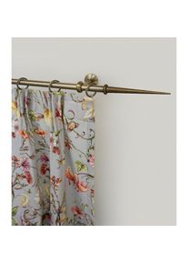 Garesa Gardinenstange »ESPERANCA« Ø 16 mm 1 läufig-läufig Wunschmasslänge rustikale Vorhanggarnitur, verlängerbar, Endknopf Spitze, m. Ringe , goldfarben...