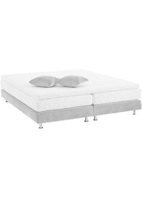 Boxbett »Nagoya« wählbar mit und ohne Topper, in H2, H3 und H4 erhältlich , grau , Westfalia Schlafkomfort