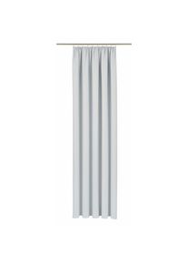 Verdunkelungsvorhang &raquo;Leon&laquo; Kr&auml;uselband 1 Stk. tlg. Energie sparend,W&auml;rmeschutz,blickdicht,verschiedene Gr&ouml;ssen , grau , Vhg , Obermaterial: 100%...