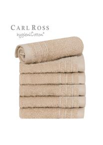 Gästehandtücher »HygieniCotton« mit 2 Aufhängekordeln , braun , Carl Ross , Obermaterial: 100% Baumwolle