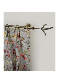 Garesa Gardinenstange »ESPERANCA« Ø 16 mm 1 läufig-läufig Wunschmasslänge rustikale Vorhanggarnitur, verlängerbar, Endknopf Zweig, m. Ringe , goldfarben ,...