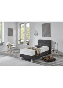 Boxbett »Nara« aus Fellimitat, wahlweise in H2, H3 & H4 erhältlich , grau , Westfalia Schlafkomfort