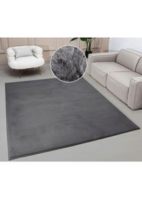 my home Fellteppich »Balu, Kunstfellteppich, Modern, Langflor Teppich« rechteckig 20 mm Höhe Kaninchenfell-Haptik, kuschelig, weich, Wohnzimmer,...