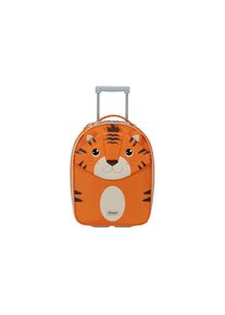 Samsonite, Trolley &raquo;HAPPY SAMMIES TIGER TOBY&laquo; 2 Rollen, braun, orange, B/H/T: 36cm x 45cm x 18cm, Trolley