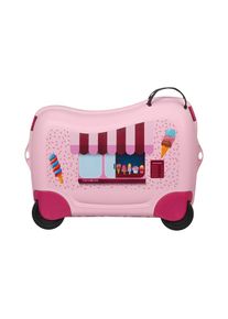 Samsonite, Trolley &raquo;DREAM2GO RIDE-ON SUITCASE ICE CREAM VAN&laquo; 4 Rollen, dunkelrosa, hellrosa, B/H/T: 52cm x 38cm x 21cm, Trolley
