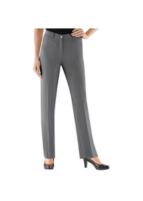 CLASSIC , Damen , Webhose , grau , Hose in klassischer Form
